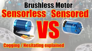 Sensorless VS Sensored Brushless Motor  Hesitating Explained [upl. by Anallese]