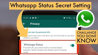 How to view WhatsApp Status without letting them Know  Hide Viewed By in WhatsApp [upl. by Kristy]