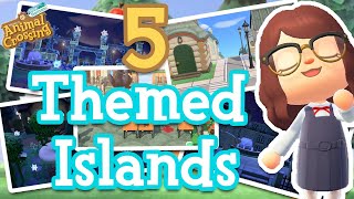 5 AMAZINGLY Different Themed Islands for Ideas and Inspiration  Animal Crossing New Horizons [upl. by Farman]