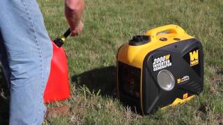 WEN 56200i 2000Watt Inverter Generator How to Get Started [upl. by Nalepka2]