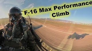 F16 Max Performance Takeoff [upl. by Kcirdahc]