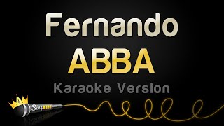 ABBA  Fernando Karaoke Version [upl. by Levina]