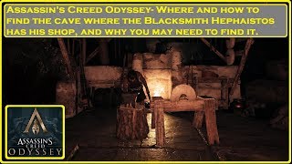 Assassins Creed® Odyssey Where to Find Hephaistos Workshop [upl. by Lynett]