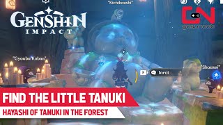 Find The Little Tanuki 33  Genshin Impact Hayashi of Tanuki in the Forest World Quest [upl. by New642]