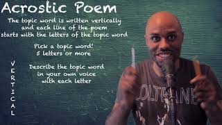 Learning Acrostic Poems with Darian [upl. by Haas]