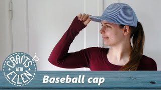 How to make a baseball cap  Sewing tutorial [upl. by Tynan]