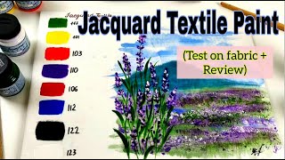 Jacquard Textile Colors Paint SWATCHES amp EXPLANATION [upl. by Amery956]