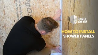 How to Install Shower Panels  The Panel Company [upl. by Maddocks658]