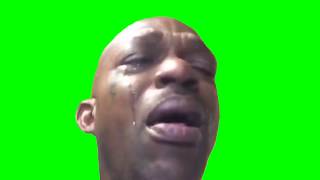 Black Guy Crying Meme Greenscreen FREE DOWNLOAD IN DESC [upl. by Latia]