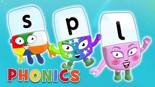 Phonics  Learn to Read  Practicing Letter Blends  Alphablocks [upl. by Assillam]