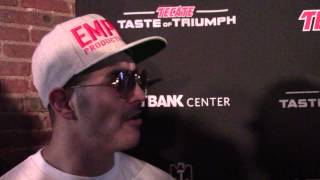 Brandon Rios post weigh in interview [upl. by Eseenaj]