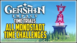 Genshin Impact All Time Trial Challenges in Mondstadt [upl. by Rufford]