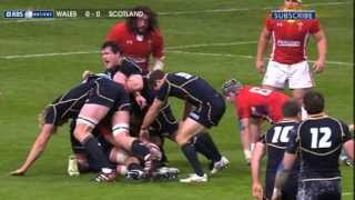 Grand Slam Years Wales 2012  Wales v Scotland [upl. by Ynalem]