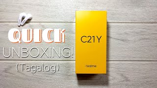 REALME C21Y QUICK UNBOXING  TAGALOG [upl. by Eilasor]