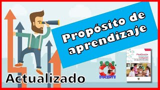 ⚠️PROPÓSITO DE APRENDIZAJE⚠️ [upl. by Anek]