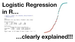 Logistic Regression in R Clearly Explained [upl. by Rukna623]