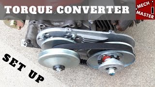 Go Kart Torque Converter Setup Install TAV [upl. by Buchalter]