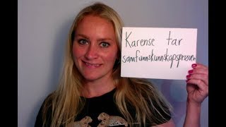 Video 564 Samfunnskunnskapsprøven [upl. by Mhoj414]