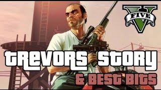 GTA 5 Trevors Story Story Best bits amp Heists [upl. by Moht902]