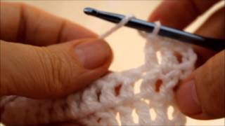 Crochet Treble Stitch UK [upl. by Aihtnamas]