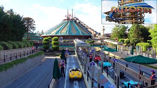 Autopia Full POV Ride Experience in Discoveryland  Disneyland Paris  June 2021 [upl. by Ainnet941]