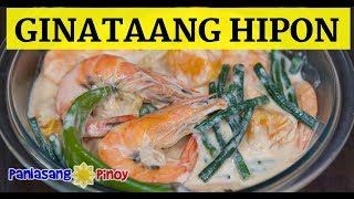 Ginataang Hipon with Sitaw at Kalabasa Coconut Milk Shrimp [upl. by Romy351]