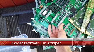 Solder remover Tin stripping and recovery [upl. by Blaine]