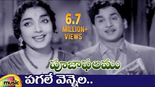 ANR Hits  Pooja Phalam Movie Songs  Pagale Vennela Video Song  Savitri  Jamuna  Mango Music [upl. by Aitropal]