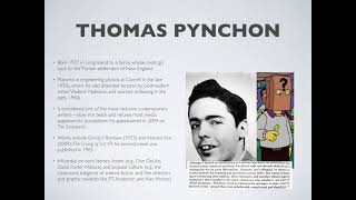 A Lecture on Thomas Pynchons quotEntropyquot [upl. by Bentlee]