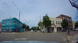 Driving In Downtown Clarksdale Mississippi And The Streets Of Clarksdale MS [upl. by Brandie]