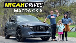 2023 Mazda CX5  Compact SUV Family Review [upl. by Allegna]