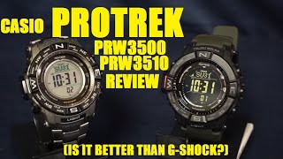 Casio Pro Trek PRW3500 amp PRW3510 REVIEW [upl. by Gemmell788]