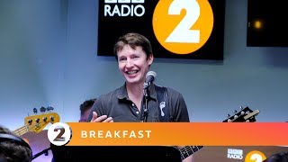 James Blunt  Dancing in the Dark Bruce Springsteen Cover Radio 2 Breakfast [upl. by Kathe834]