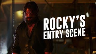 Rockys Entry Scene  KGF  Yash  Prashanth Neel [upl. by Lerraf]