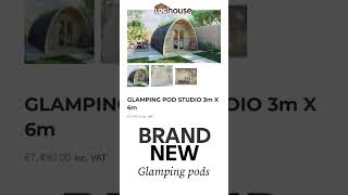 NEW GLAMPING PODS FOR SALE [upl. by Genie]