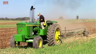 JOHN DEERE 6030 Tractor Plowing [upl. by Emmy]