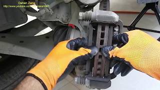 Change brakes front and rear  Kia sportage video 23 [upl. by Nashoma]