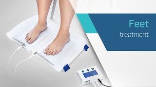 Treat sweaty feet with Dermadrys iontophoresis machine [upl. by Llerat]