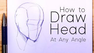 How to Draw the Head for Beginners  Free Worksheets [upl. by Boeke660]