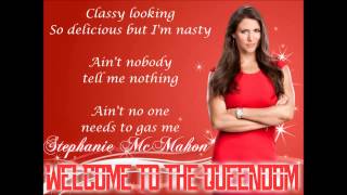 Stephanie McMahon WWE Theme  Welcome To The Queendom lyrics [upl. by Eireva10]