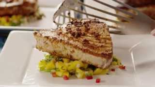 How to Make Blackened Tuna Steaks  Fish Recipe  Allrecipescom [upl. by Yemar]