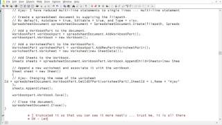 Office Open XML SDK Demo [upl. by Somisareg]