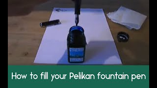 Filling a Pelikan fountain pen [upl. by Caughey118]