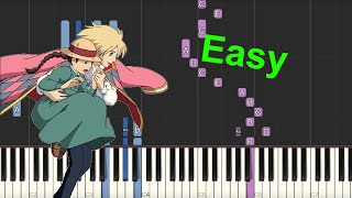 MerryGoRound of Life TikTok Version from Howl’s Moving Castle  Easy  Piano Tutorial [upl. by Anilocin]