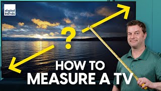 How to measure a TV and what size TV is right for you [upl. by Dora77]