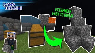 Easy Cobblestone Generator Tutorial  120 Minecraft Bedrock amp Java edition [upl. by Graner608]