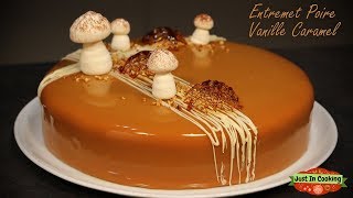 ❅ Recette dEntremets Poire Vanille Caramel ❅ [upl. by Hansen77]