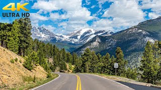 Rocky Mountain National Park 4K  Estes Park to Grand Lake  Trail Ridge Road Complete Scenic Drive [upl. by Fornof]