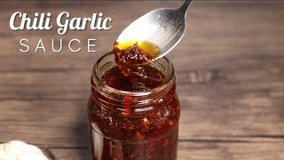 How To Make Proper CHILI GARLIC SAUCE  Homemade Chili Garlic Paste [upl. by Sirotek]