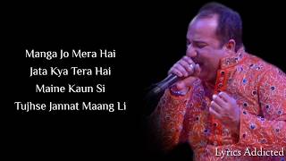 Ajj Din Chadheya Full Song with Lyrics Rahat Fateh Ali Khan Saif Ali Khan Deepika Padukone [upl. by Ailuig]